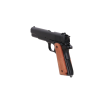Double Bell 1911 Noir Métal/Bois 786 Gaz 25BBs 0.9J