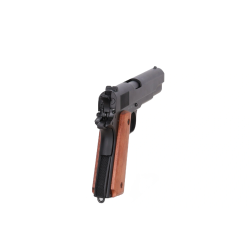 Double Bell 1911 Noir Métal/Bois 786 Gaz 25BBs 0.9J