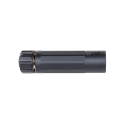 5KU Silencieux Acier QD DA SMK Noir 145mm + Cache Flamme 14mm-