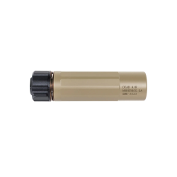 5KU Silencieux Acier QD DA SMK Tan 145mm + Cache Flamme 14mm-