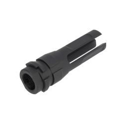 APS Flash Hider / Cache Flamme 3 Prong 14mm- Métal Black