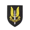 ACM Patch Brodé SAS Regiment Special Aerien Royaume Uni Jaune / Noir 85X60mm
