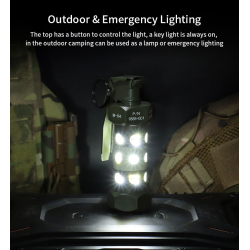 ACM Jouet Grenade Led Flashbang lumineuse M84 ABS