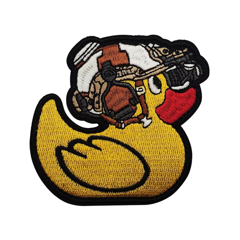 ACM Patch Bordé - Canard Tactique Jaune 70x70mm