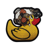 ACM Patch Bordé - Canard Tactique Jaune 70x70mm
