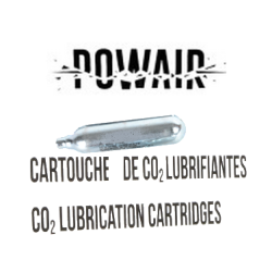 Powair X1 Capsule CO2 12g + Lubrifiant