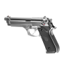WE M9 Eagle V2 Silver Semi et Full Auto Co2 25BBs 1J