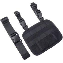 ACM Plate Forme de Cuisse Molle Noir 21x17cm