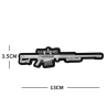 ACM Patch PVC Sniper Barrett M82 Gris 130x35mm