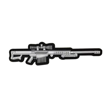 ACM Patch PVC Sniper Barrett M82 Gris 130x35mm