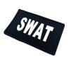 ACM Patch PVC SWAT Blanc/Noir 75x50mm