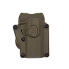 ACM Holster Rigide Universel Tan Rotatif 360° Type: Mega-fit