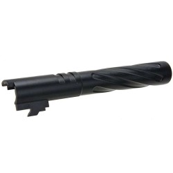 5KU Outer Barrel Tornado Hi-Capa 5.1 Marui GBB M11CW Alu Black