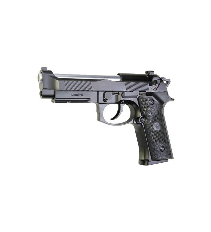 KJW M9A1 Gaz Noir Canon Silver Métal 25BBs 0.9J