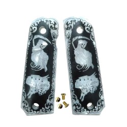 ACM Grip 1911 Résine Blanc (Life's A Gamble)