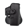 ACM Holster Rigide G17/G18/G19 VFC Droitier Noir Rotatif 360°