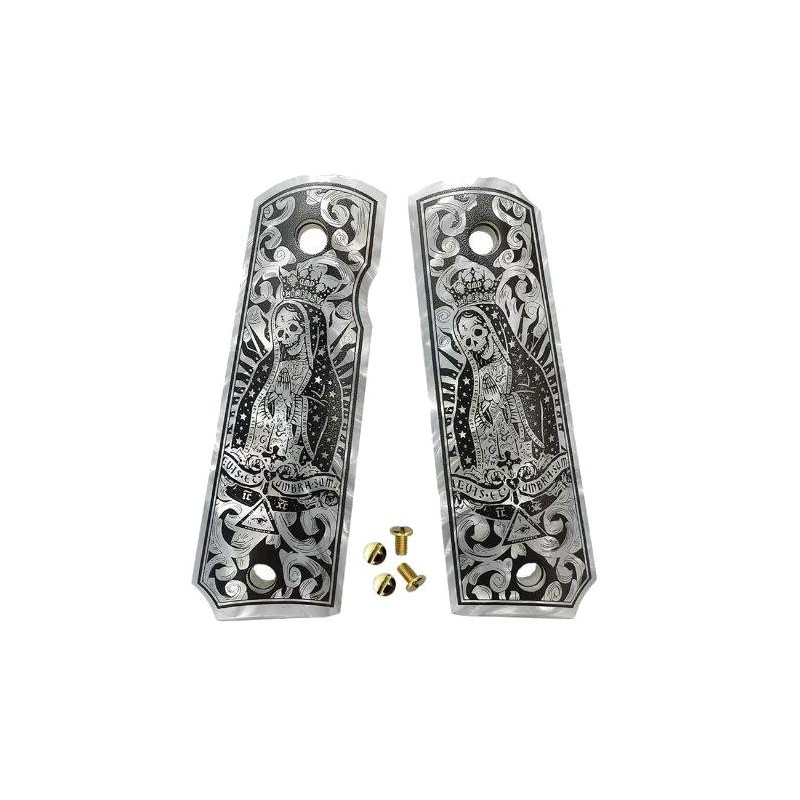ACM Grip 1911 Résine Blanc (Santa Muerte)