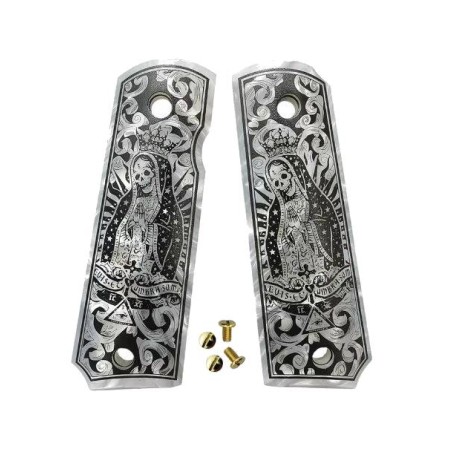 ACM Grip 1911 Résine Blanc (Santa Muerte)