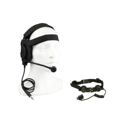 ACM Casque Bowman Elite II + Z-TAC Laryngophone Z045