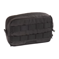 Clawgear Medium Horizontal Utility Pouch Core Black Face Molle