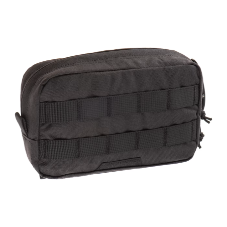 Clawgear Medium Horizontal Utility Pouch Core Black Face Molle