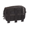 Clawgear Medium Horizontal Utility Pouch Core Black Face Molle