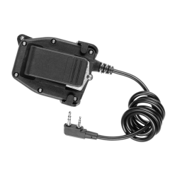 Z-TAC PTT Z112 Baofeng / Kenwood Black