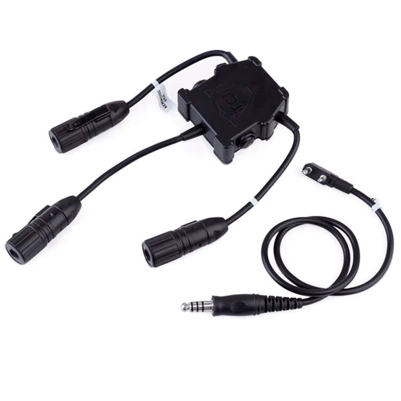 WADSN PTT Double U94 Kenwood / Baofeng Black
