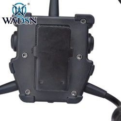 WADSN PTT Double U94 Kenwood / Baofeng Black