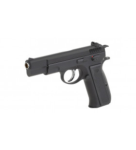 KJW KP09 CZ75 Noir Gaz Métal 24BBs 0.9J