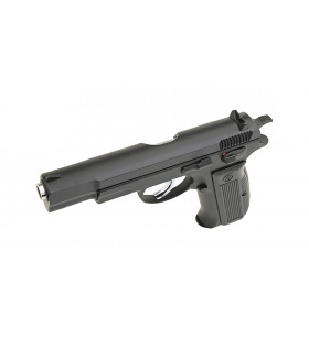 KJW KP09 CZ75 Noir Gaz Métal 24BBs 0.9J