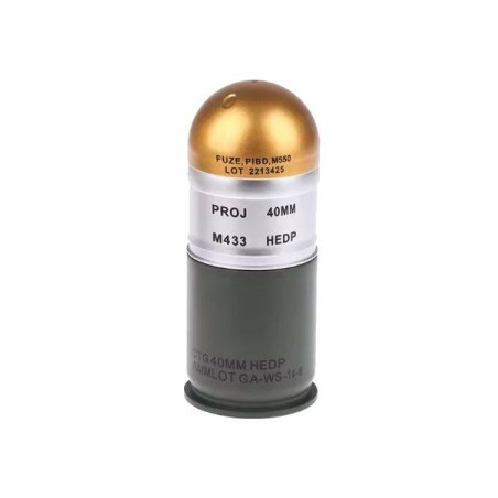 ACM x1 Grenade ABS M433 HEDP 40mm Dummy