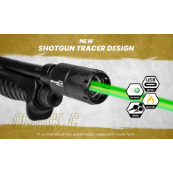 AceTech Silencieux QUARK C BLASTER Shotgun Tracer Unit Black 102x42mm