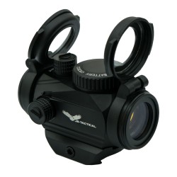 JS Tactical Red Dot T1 Noir avec Montage Haut Rét:Rouge