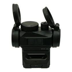 JS Tactical Red Dot T1 Noir avec Montage Haut Rét:Rouge