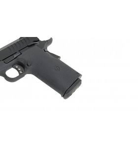KJW KP-08 Hi-Capa Noir Gaz Métal 30BBs 0.9J
