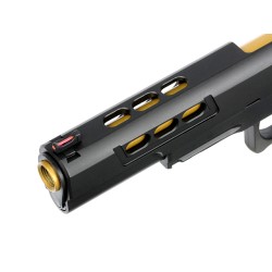Army Armament R608 Hi-Capa Noir/Gold Gaz 30BBs 1J