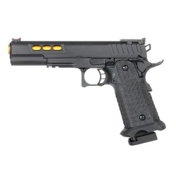 Army Armament R608 Hi-Capa Noir/Gold Gaz 30BBs 1J