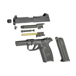 Double Eagle EMG FN 509 Black Gaz Blowback Métal 21BBs 1.07J