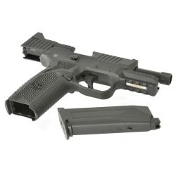 Double Eagle EMG FN 509 Black Gaz Blowback Métal 21BBs 1.07J