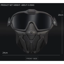 ACM Masque WST DulHalf facial Ventillé Bk