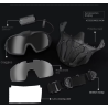 ACM Masque WST DulHalf facial Ventilé Bk