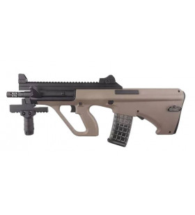 GS2.0 Custom Gate Aster Snow Wolf Steyr Aug A3 RAS Compact Tan 330BBs 1J