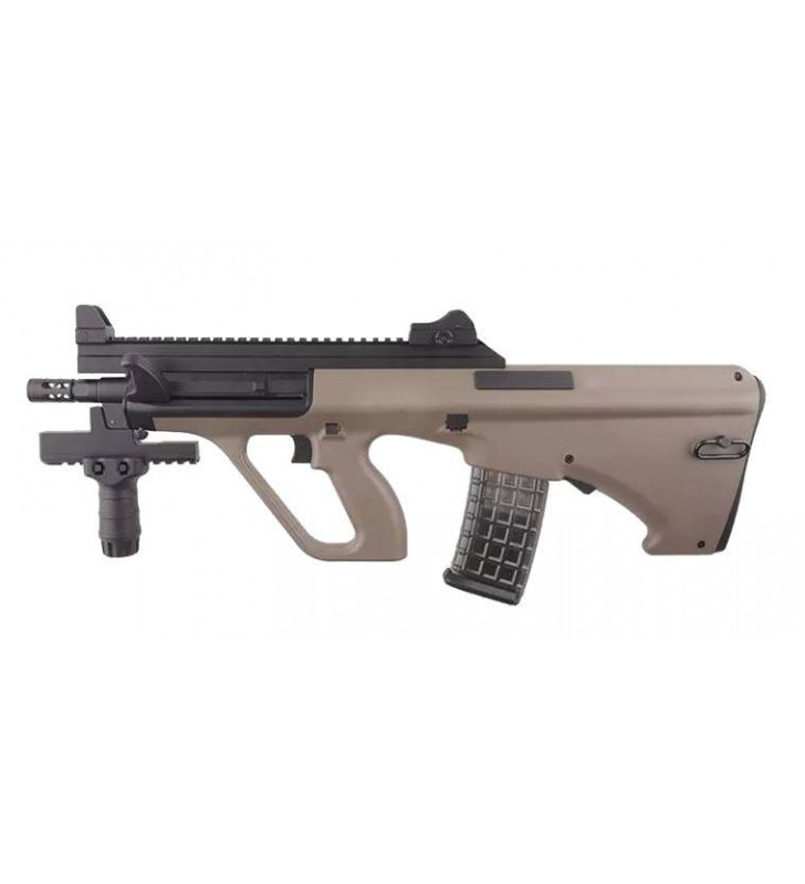 GS2.0 Custom Gate Aster Snow Wolf Steyr Aug A3 RAS Compact Tan 330BBs 1J