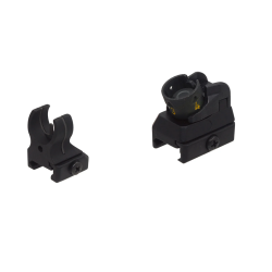 Double Bell Front & Rear Sight Métal Bk Type: 416