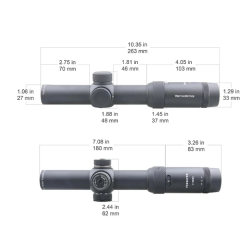 Vector Optics Lunette Scope FORESTER 1-5x24 SFP Gen I LPVO Black