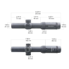 Vector Optics Lunette Scope FORESTER 1-5x24 SFP Gen I LPVO Black