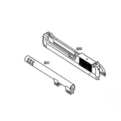 KWA / KSC Culasse & Canon Externe ABS Vide M93R Black GBB