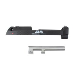 KWA / KSC Alu Slide & Sliver Steel Barrel GBB M92 Elite IA Old System