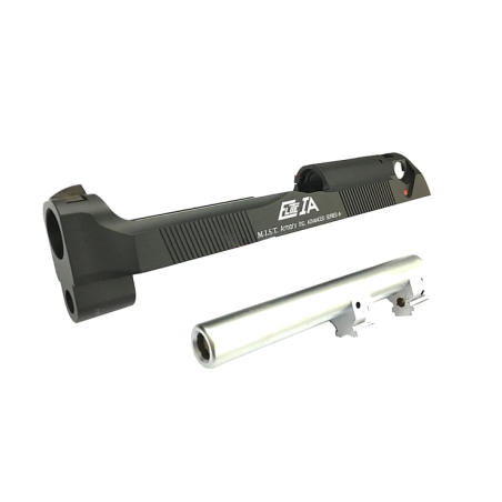 KWA / KSC Alu Slide & Sliver Steel Barrel GBB M92 Elite IA Old System